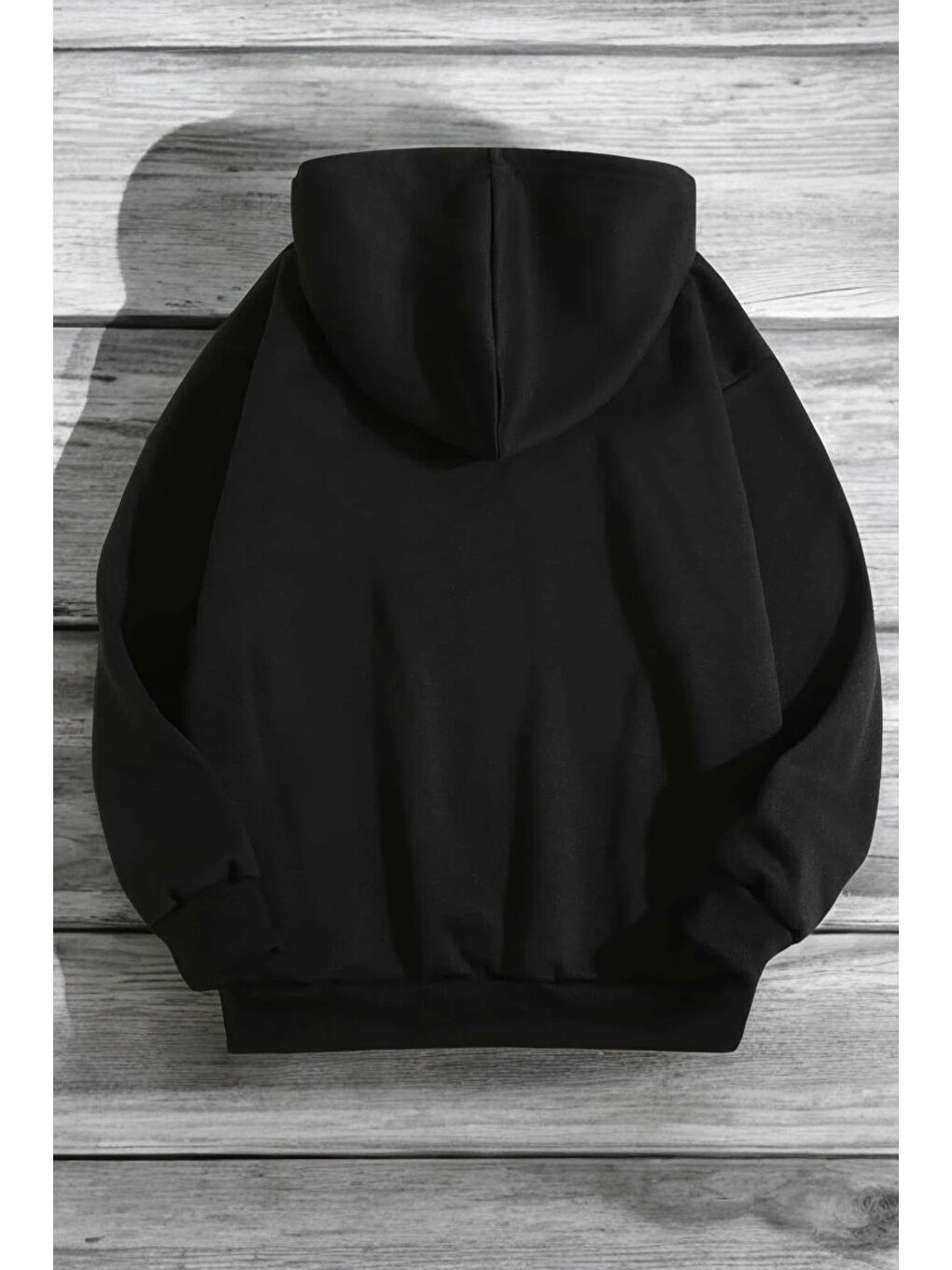 uyguntarz Siyah Bonafide Baskılı Oversize Sweatshirt - 1