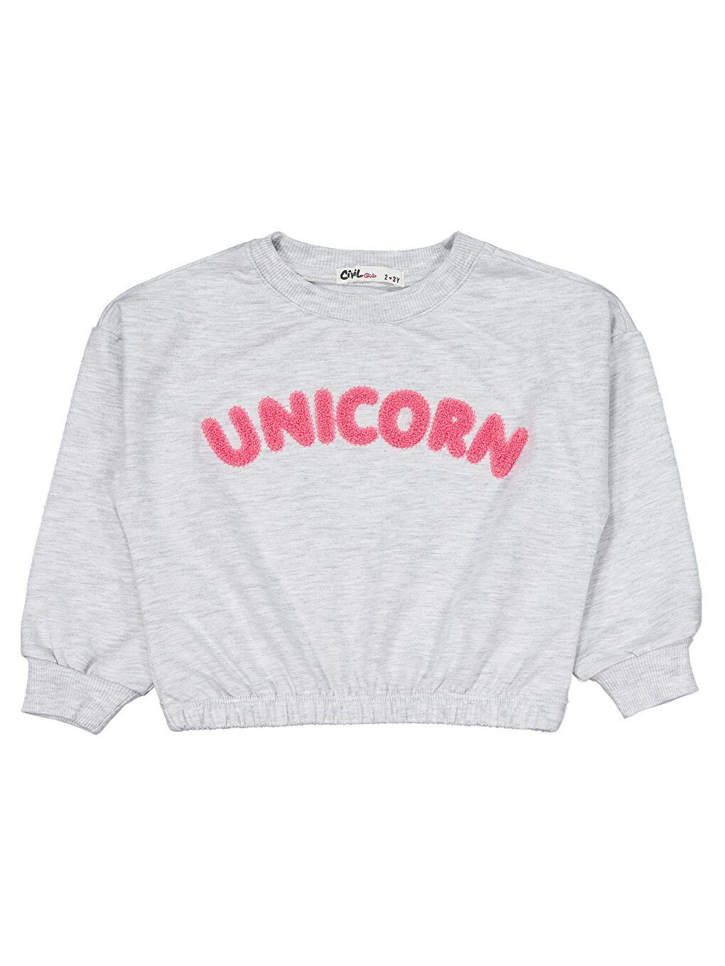 Girls Baskılı 2-5 Yaş Eşofman Takımı - Gri 2-3 Yaş-1