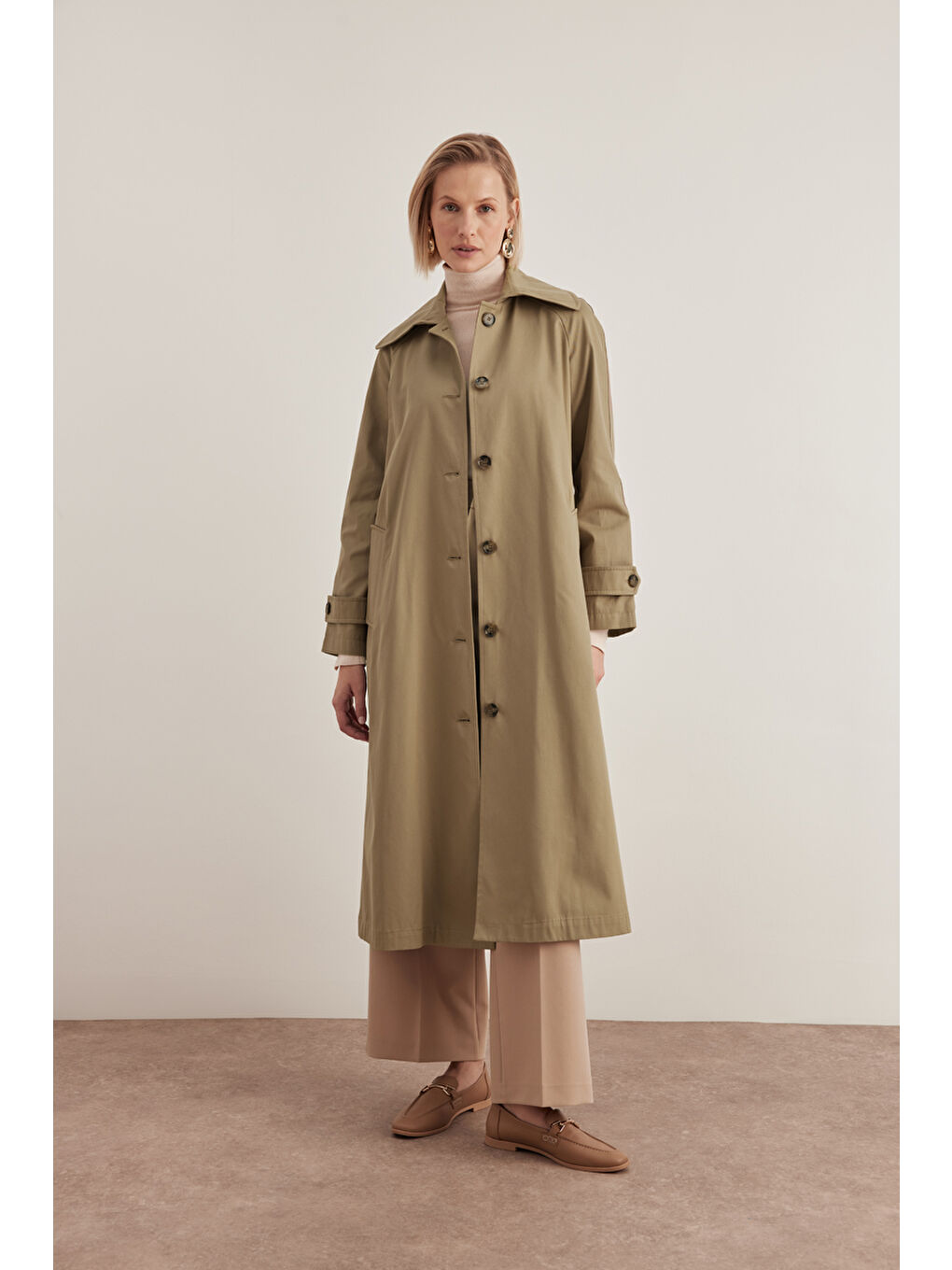 Bej Vizon 7161111 Reglan Trençkot-1