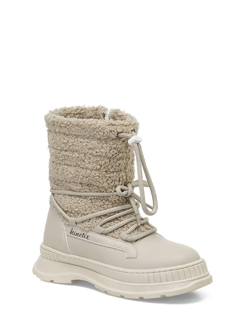 Bej META 4PR Krem Kız Çocuk Kar Botu