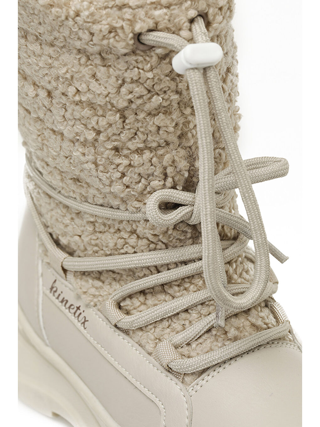 Bej META 4PR Krem Kız Çocuk Kar Botu-6