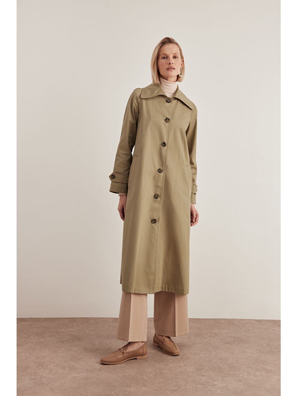 Bej Vizon 7161111 Reglan Trençkot-4