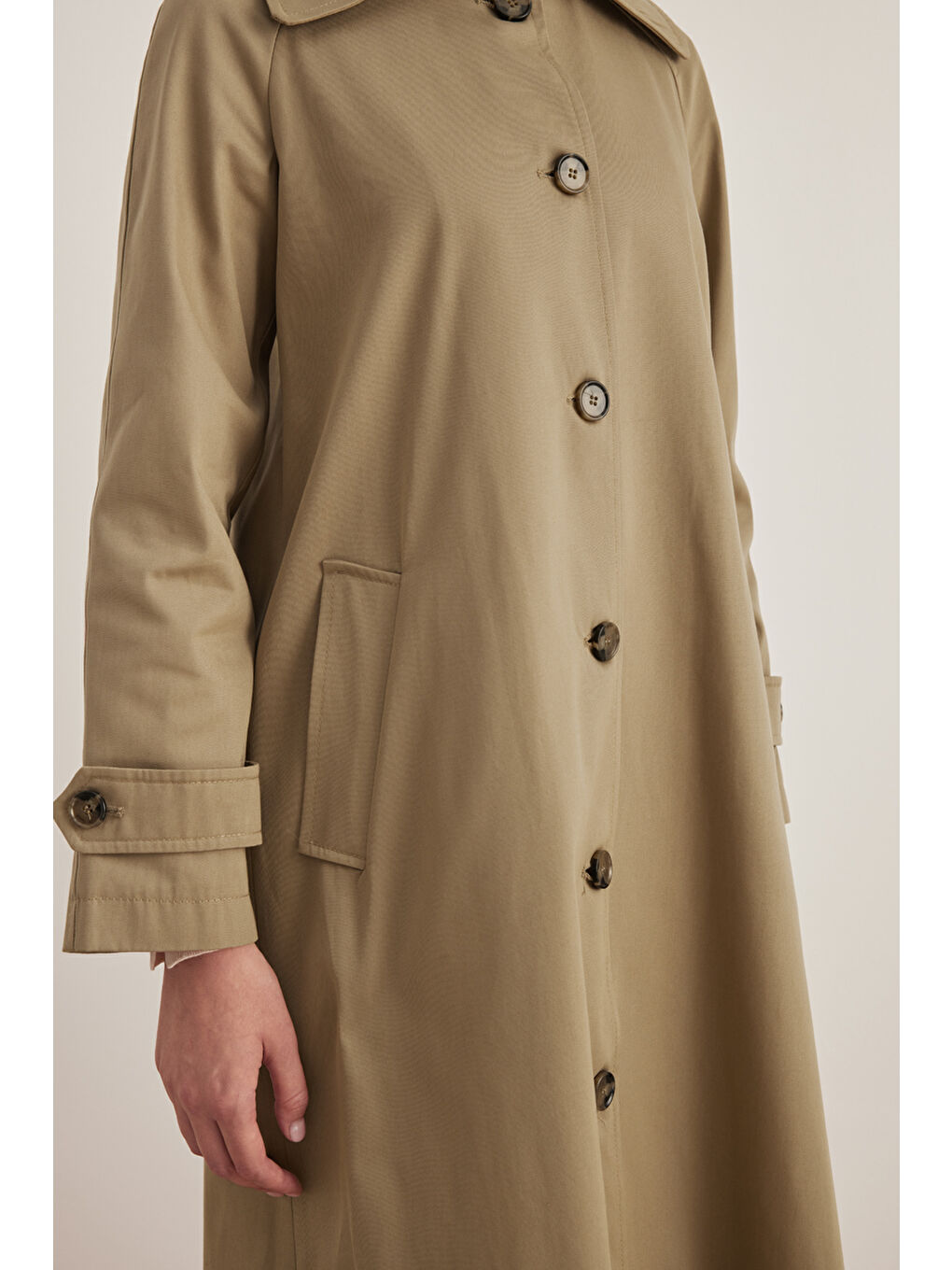Bej Vizon 7161111 Reglan Trençkot-5