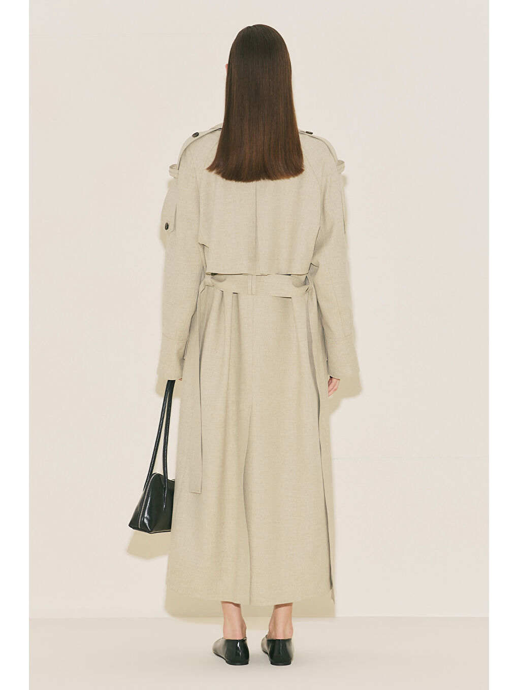 Lımıted Edıtıon Geniş Kol Trençkot Yeşil-9