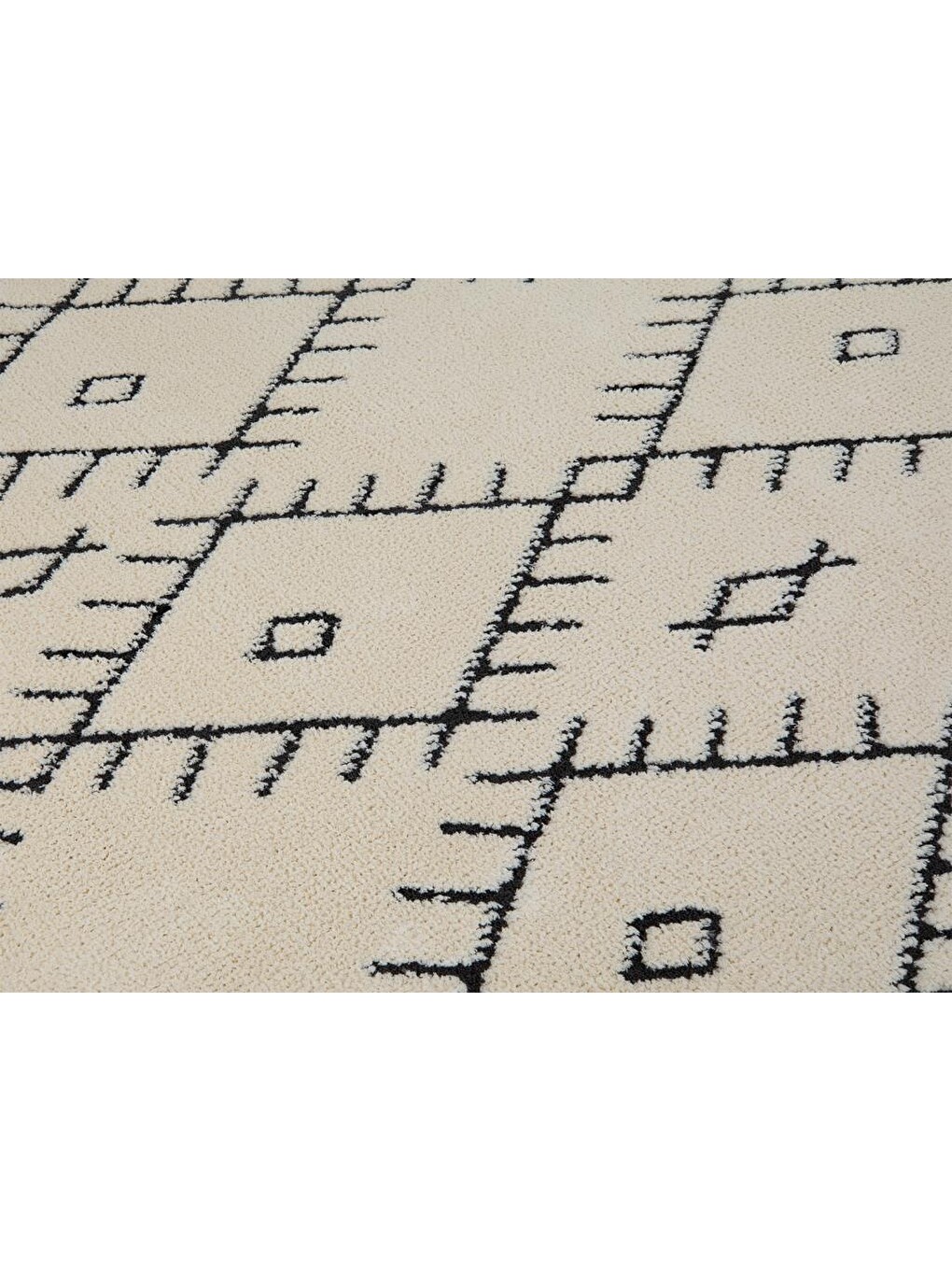 Life Antrasit Krem Dikdörtgen Halı 160x230cm-6