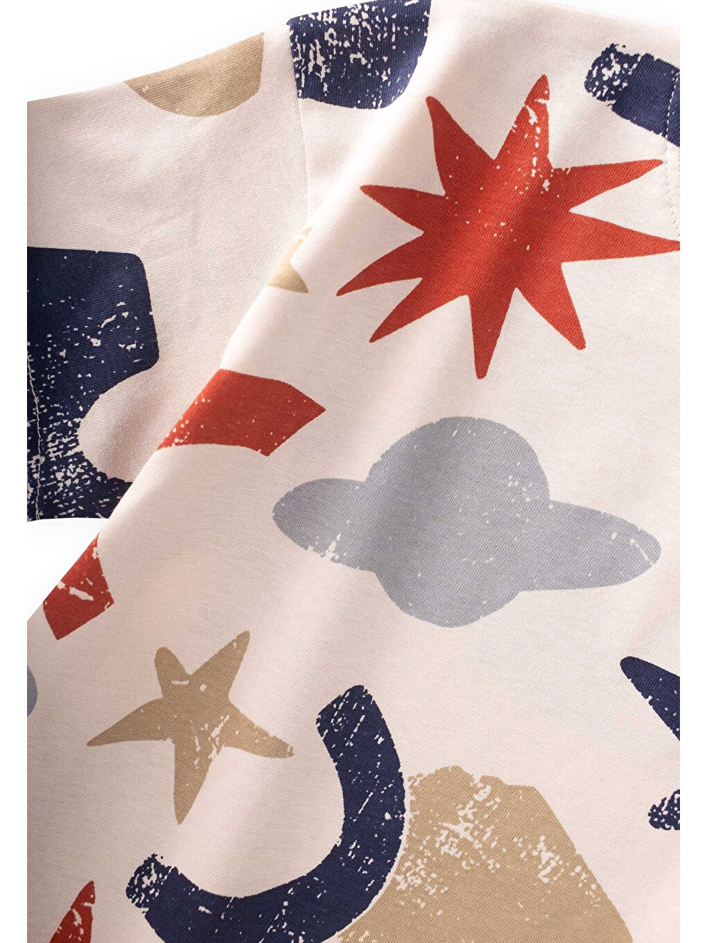 Müslin Pantolonlu T-shirt Takım 2-10 Yaş Bej-2