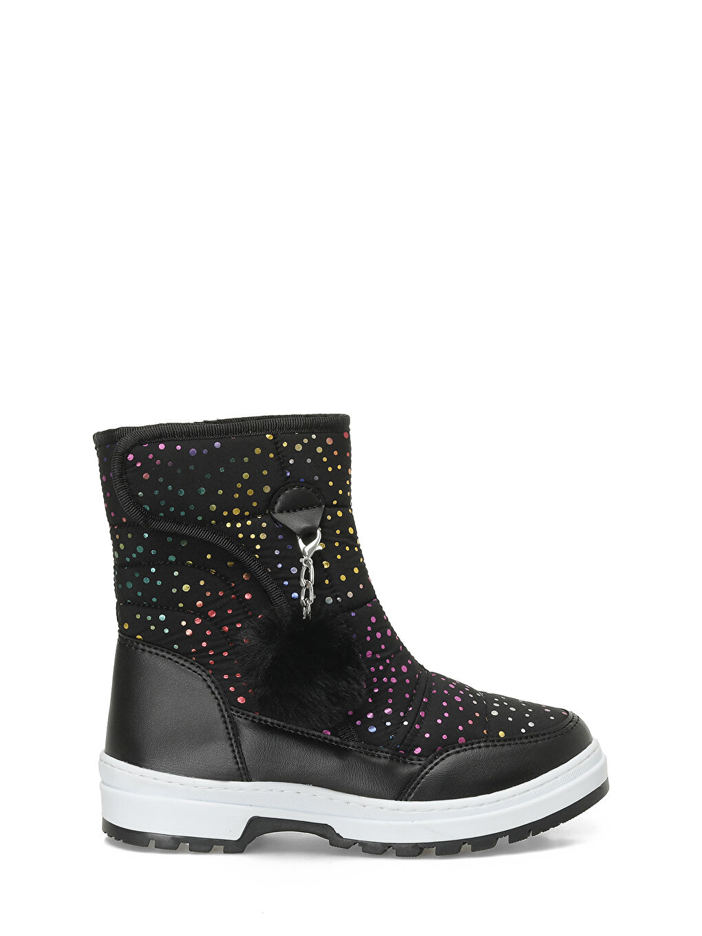 MOSTEN F 4PR Siyah Kız Çocuk Çizme