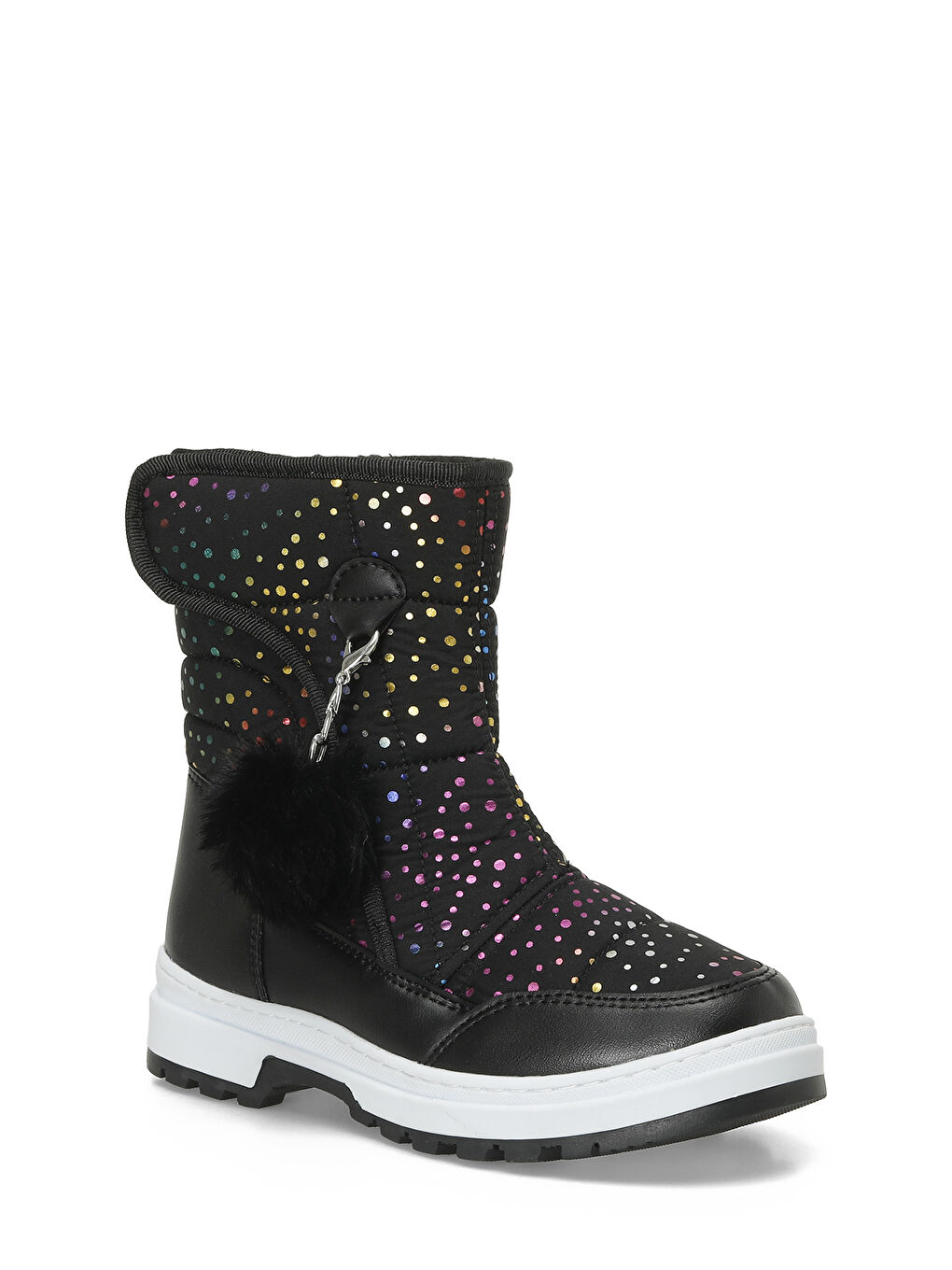 MOSTEN F 4PR Siyah Kız Çocuk Çizme-1