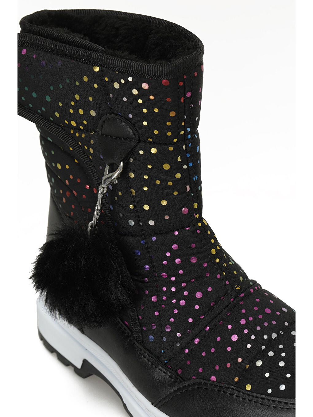 MOSTEN F 4PR Siyah Kız Çocuk Çizme-6