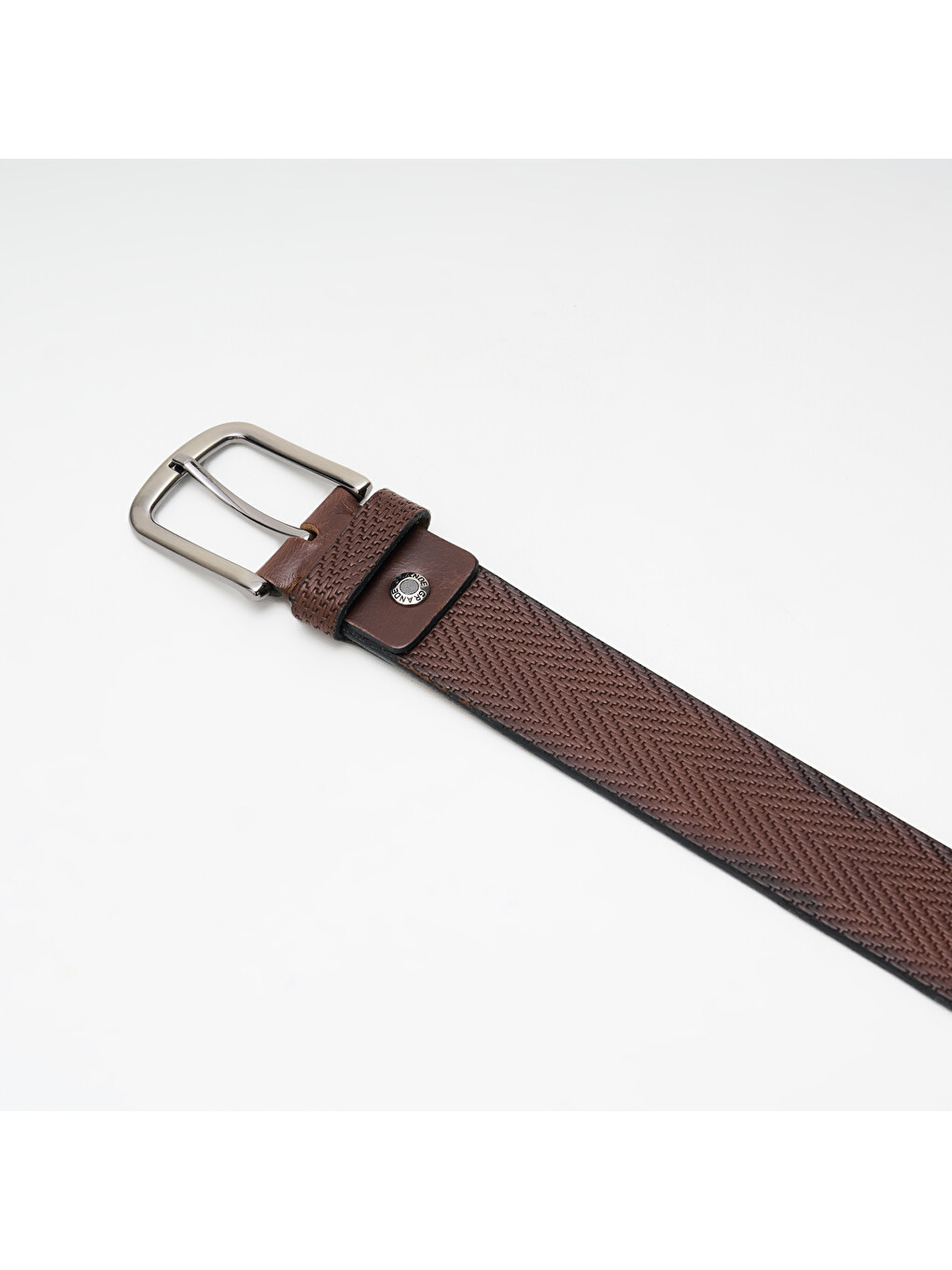 Kahverengi Erkek Gr-040-138 Klasik Kemer (genişlik 4 Cm)-1