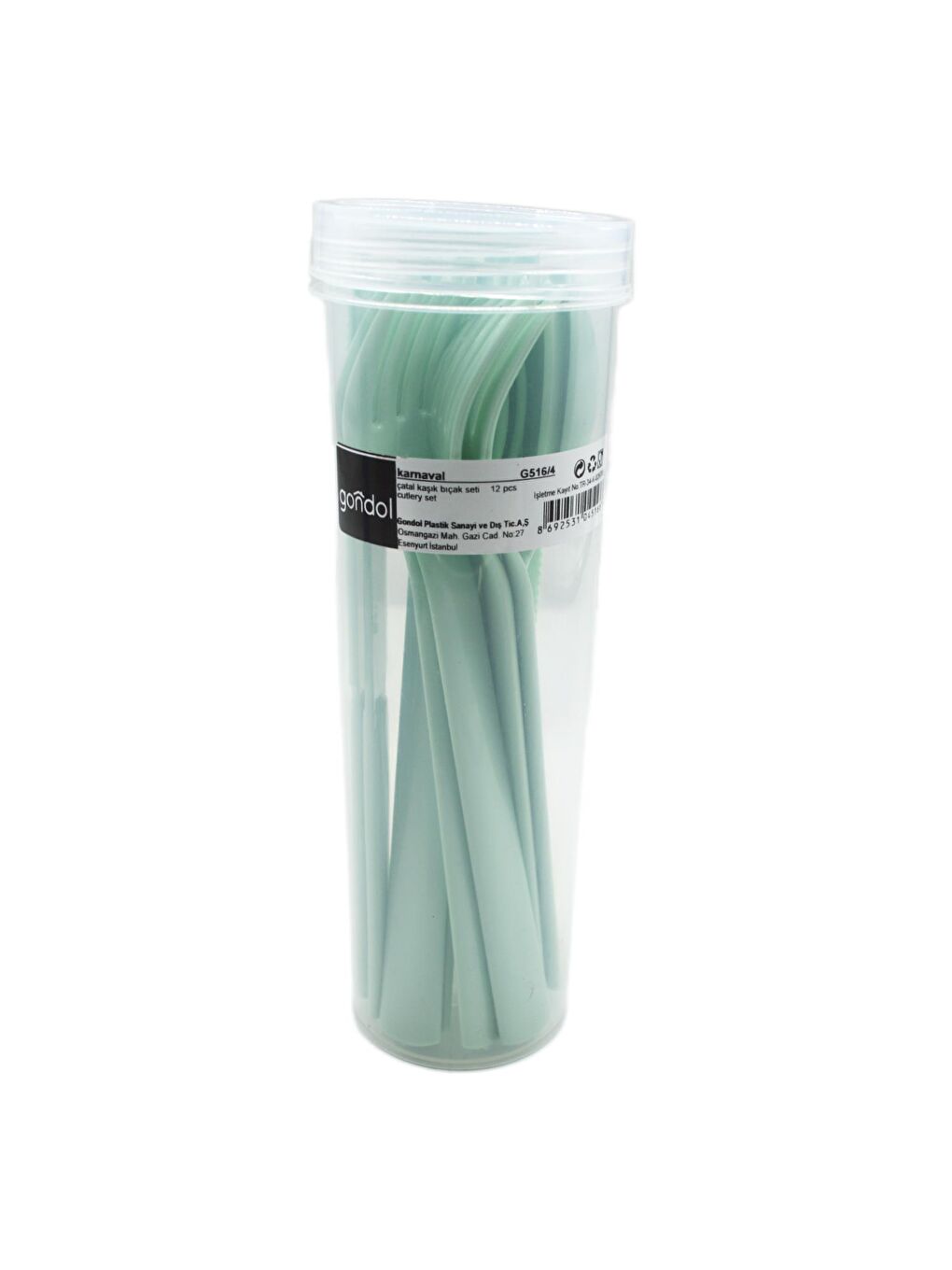 Karışık Carnival Çatal-Kaşık-Bıçak Seti 12 Parça (G-516-4)-2