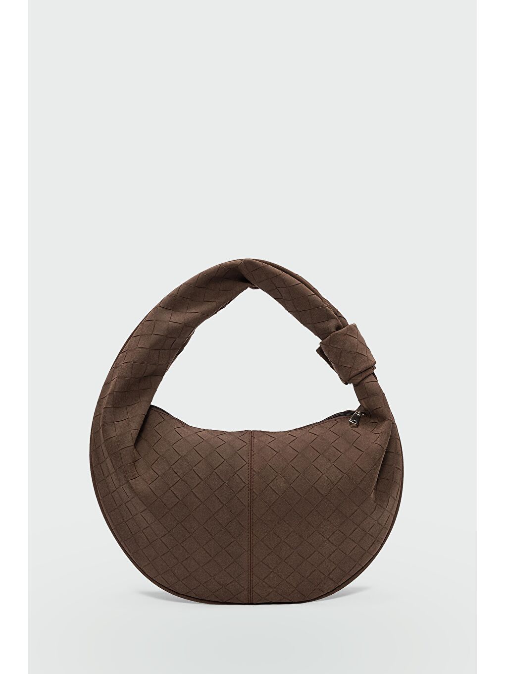 Kahverengi Cove Süet Omuz Çantası Kahve