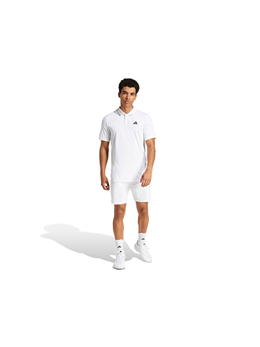 Club Polo Erkek Tenis Polo Tişört Jd8636 Beyaz-3
