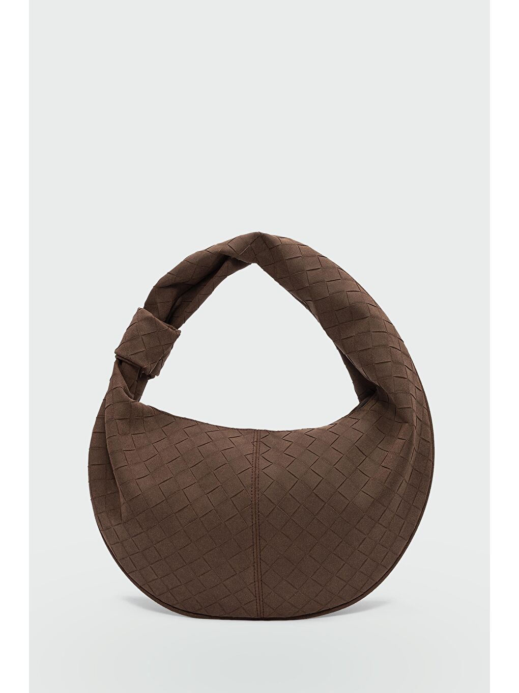 Kahverengi Cove Süet Omuz Çantası Kahve-1