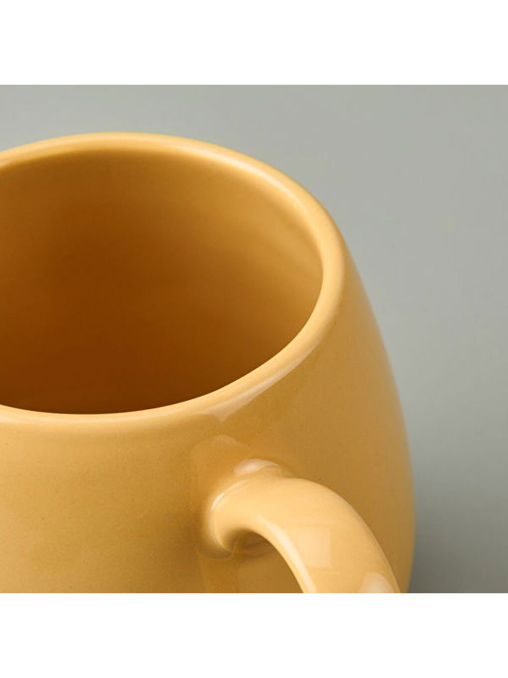 Kitchen You Deserve Joy Sloganlı Kupa - Sarı - 310 ml-1