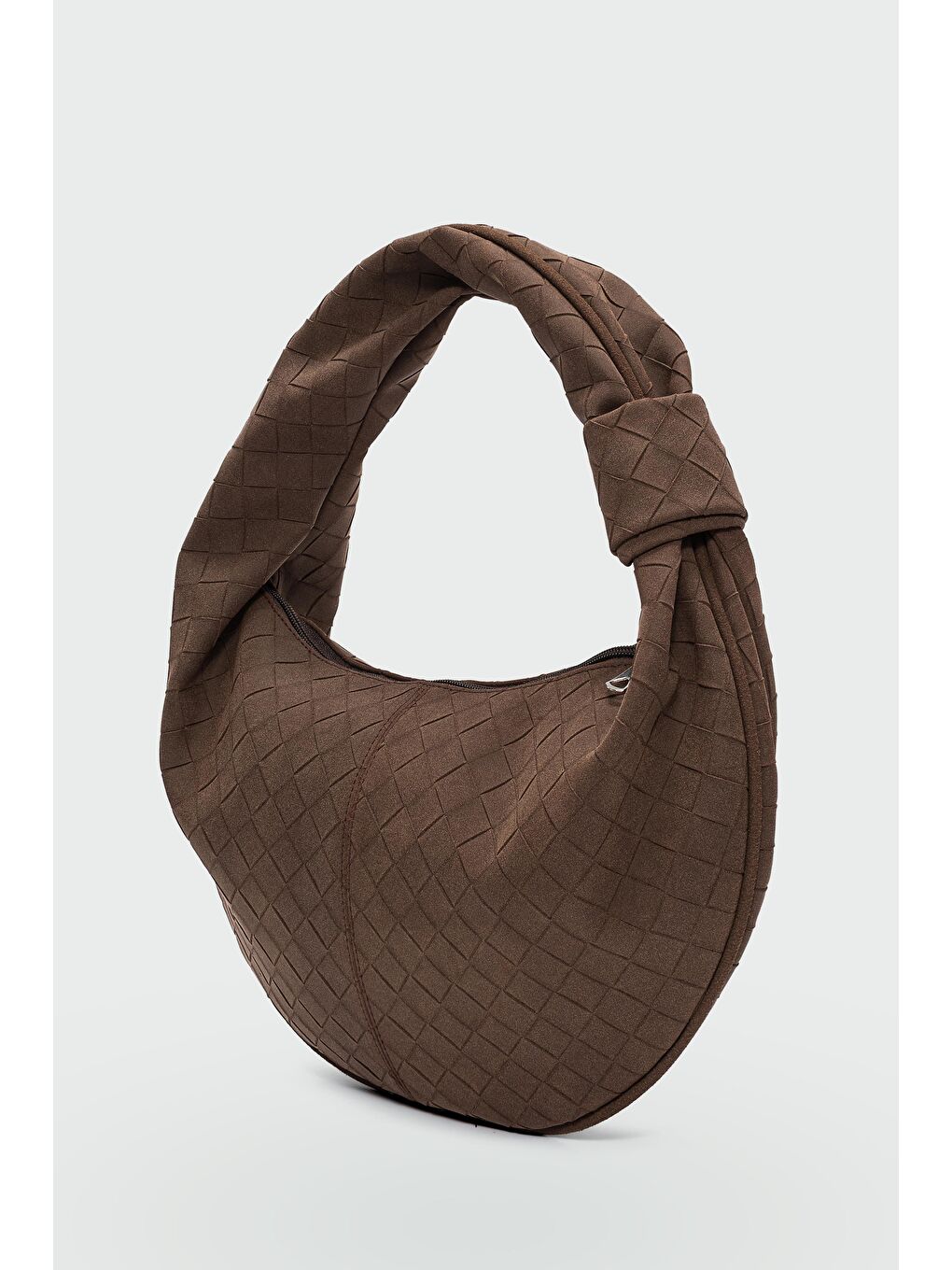 Kahverengi Cove Süet Omuz Çantası Kahve-2