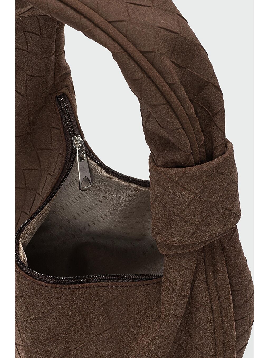 Kahverengi Cove Süet Omuz Çantası Kahve-3