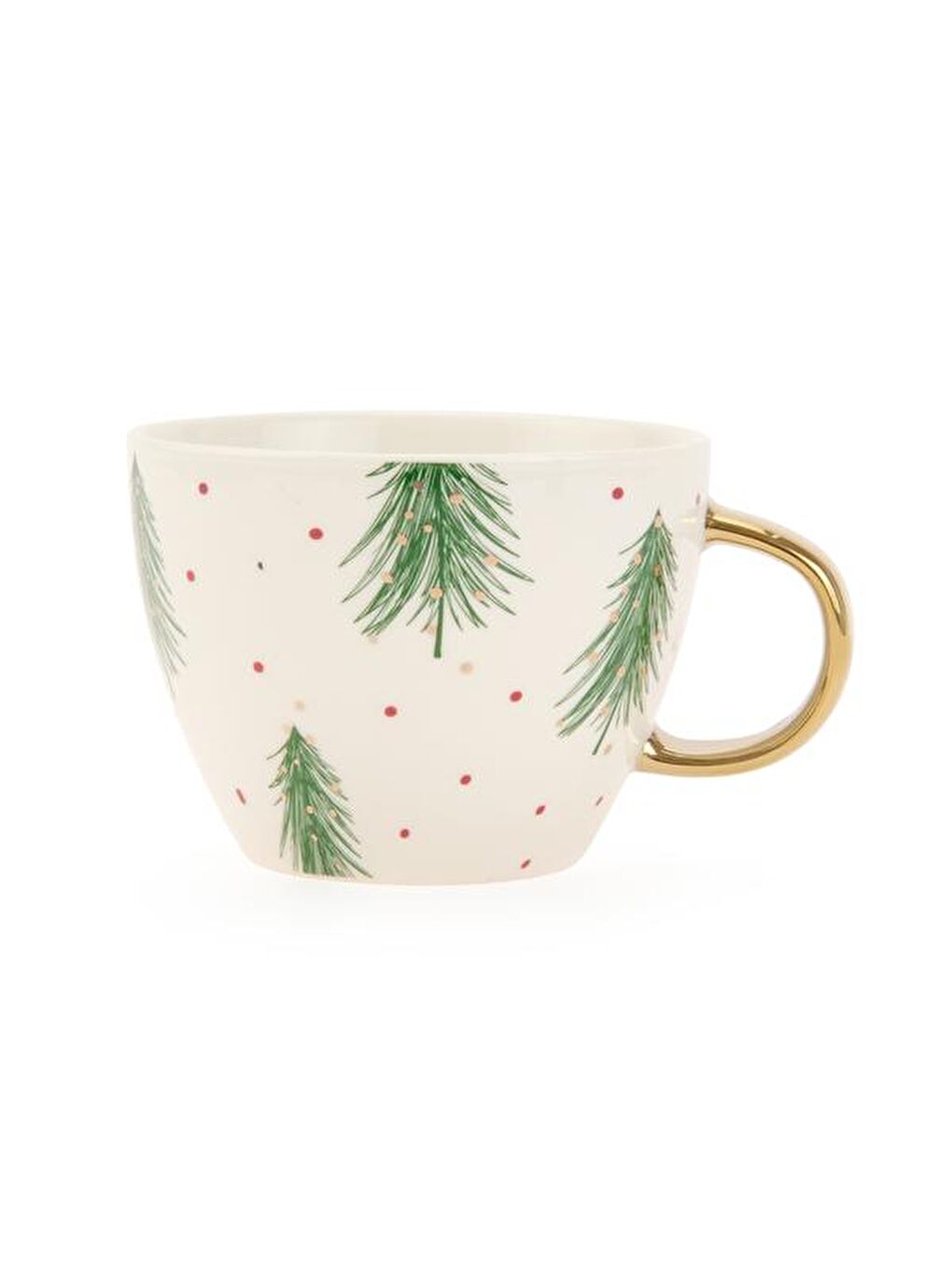 Karışık Kitchen New Bone Yaprak Desenli Kupa - Renkli - 430 ml-2