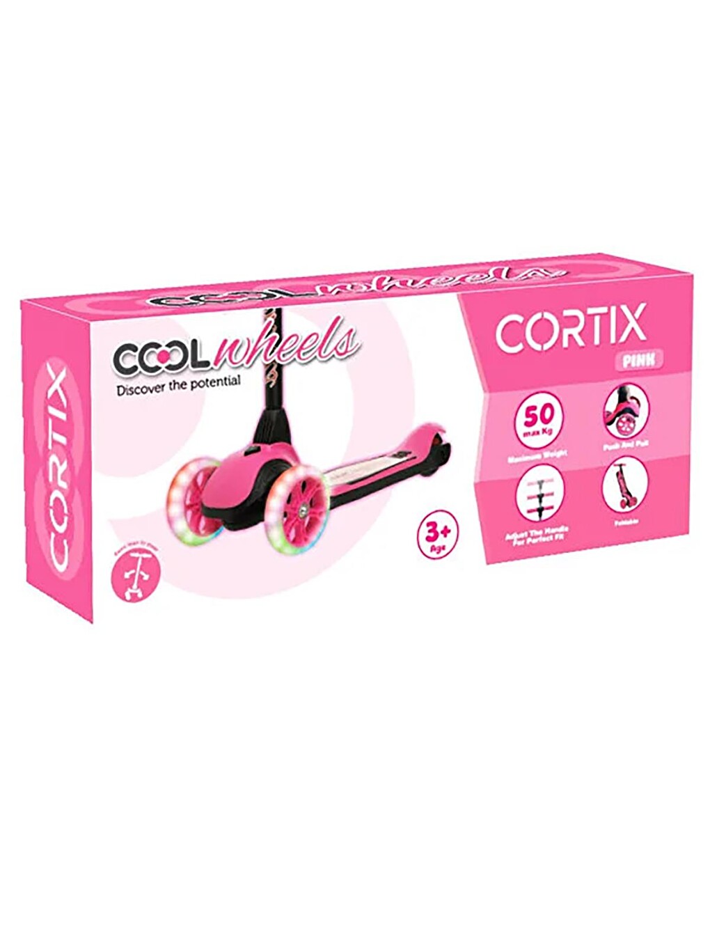 Cortix Scooter - Pembe-1