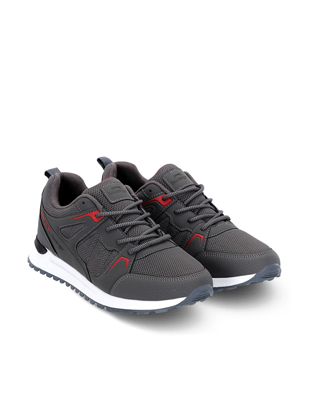 ORYON I Erkek  Koyu Gri / Kırmızı Koşu & Yürüyüş Spor Ayakkabısı-1