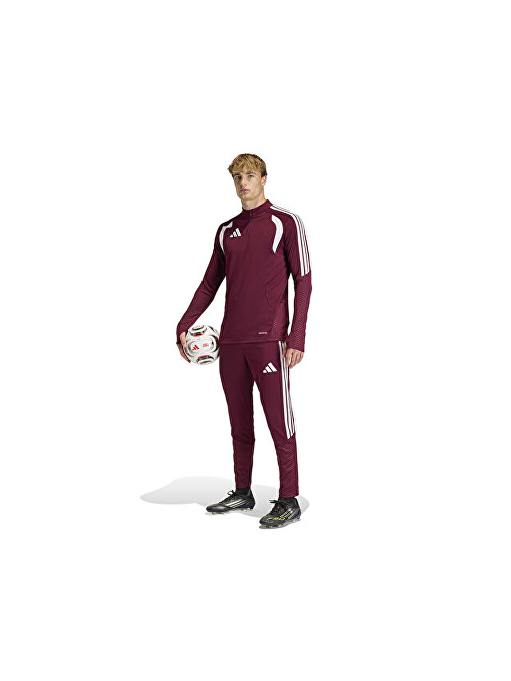 Tiro 26 Competition Top Erkek Futbol Antrenman Uzun Kollu Tişört Ke9220 Kırmızı-5