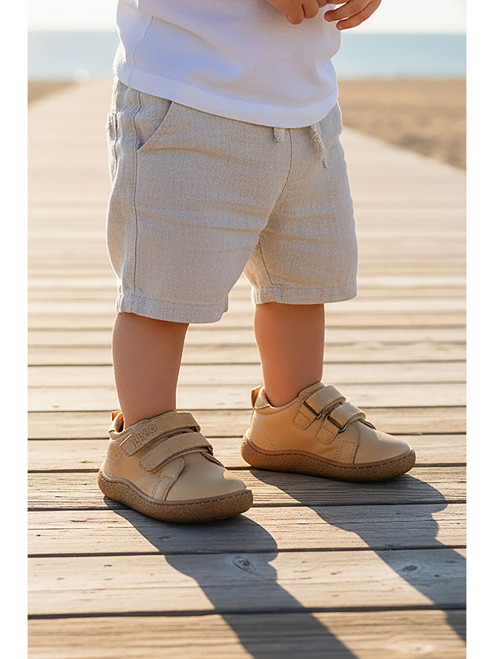 Kahverengi Luqa %100 Deri Günlük Erkek Bebek Spor Ayakkabı-2