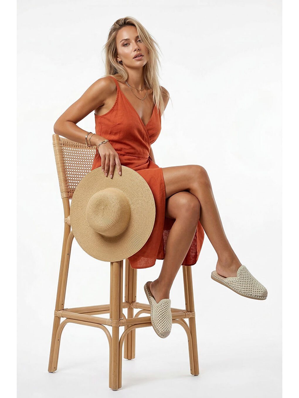 Bej Kadın AÇIK BEJ Burnu Kapalı Günlük Terlik-2