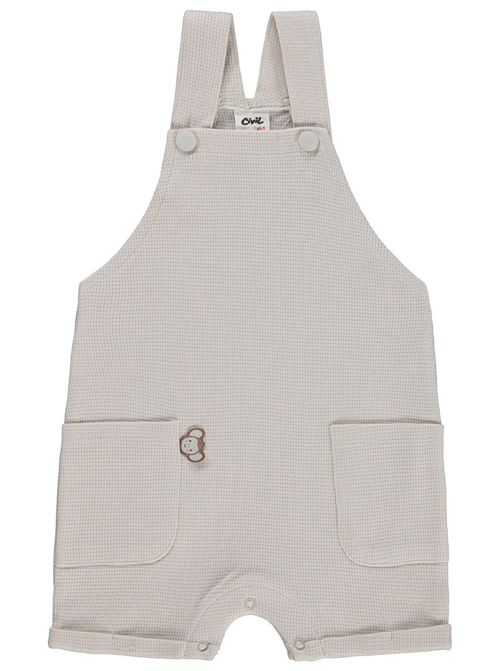 Baby Basic 6-18 Ay Salopet - Bej