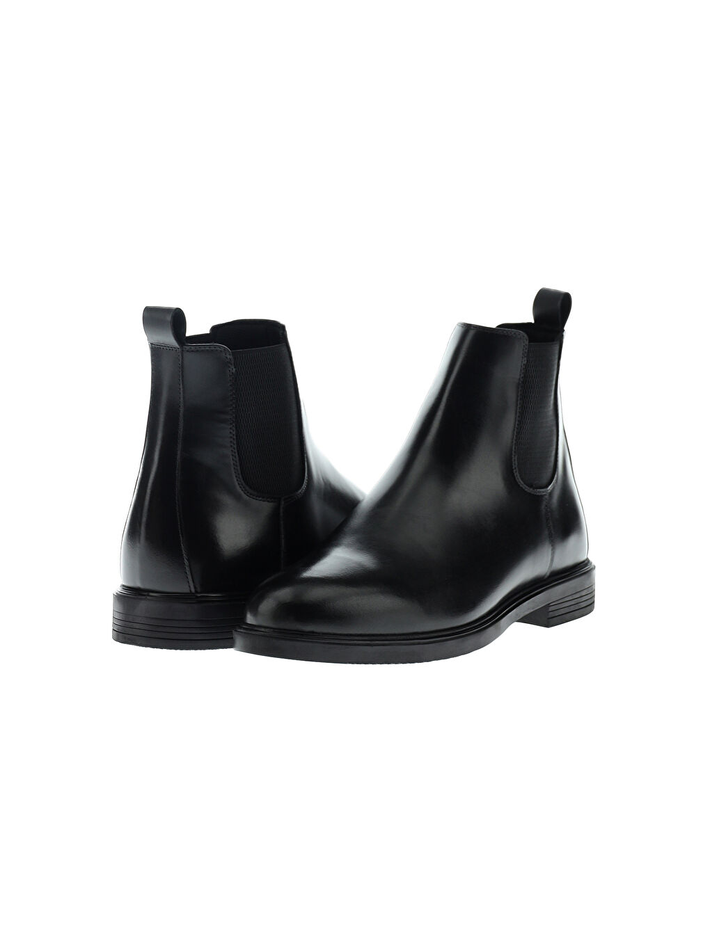 Siyah Deri Chelsea Bot