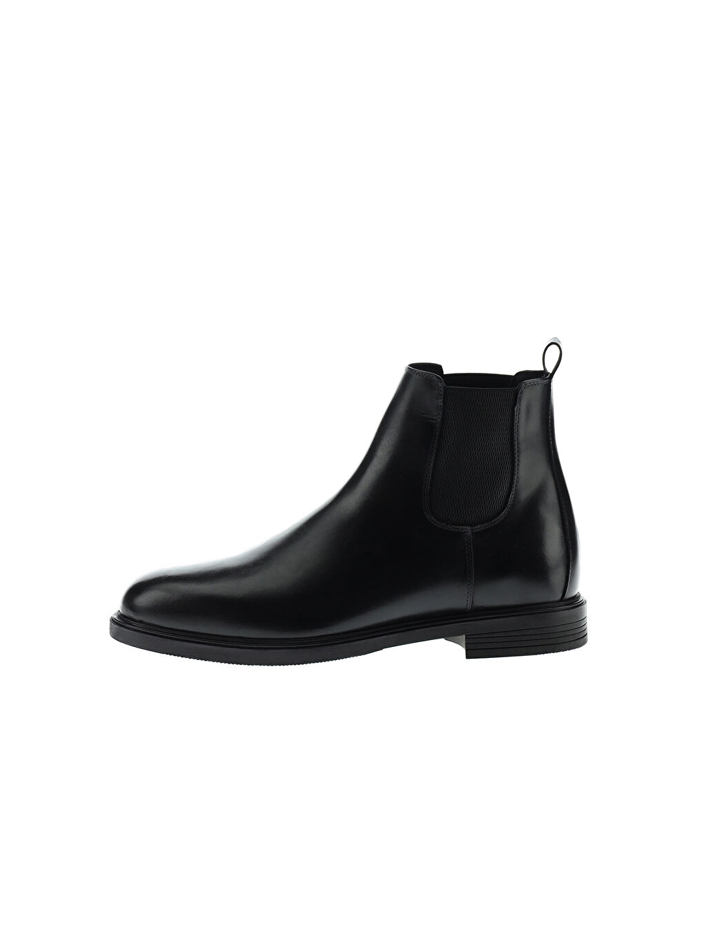 Siyah Deri Chelsea Bot-1