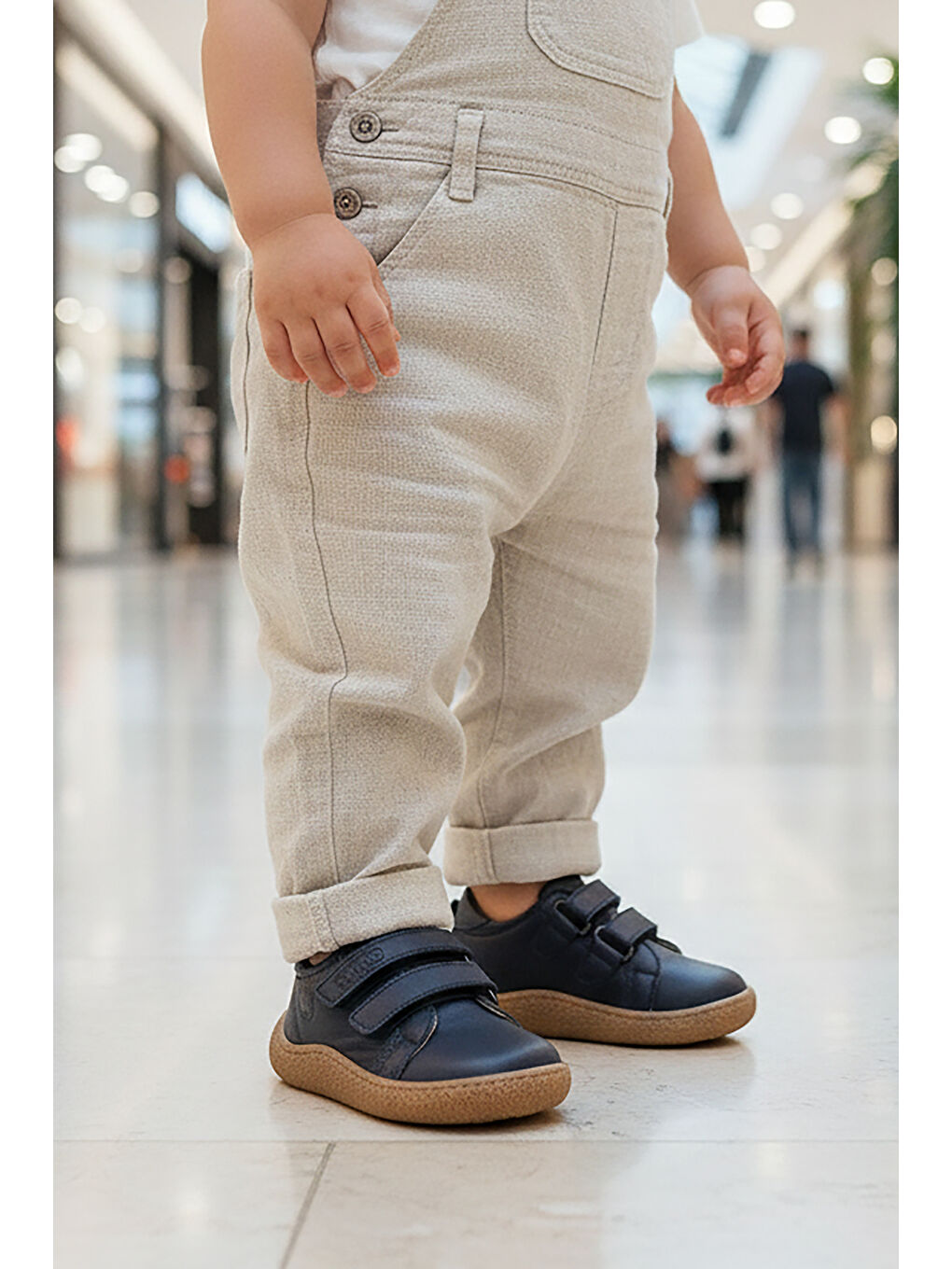 Lacivert Luqa %100 Deri Günlük Erkek Bebek Spor Ayakkabı-2