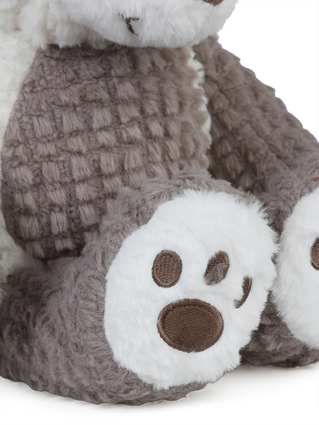Tilki Panda Fil Ayı Asorti (tırtıklı Kumaş) - Beyaz-2