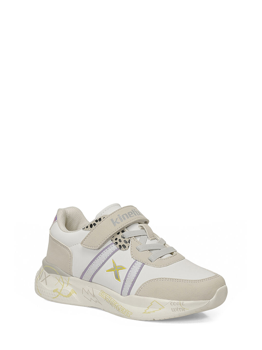 Bej PARFAIT F 6FX Ekru Kız Çocuk Sneaker-1