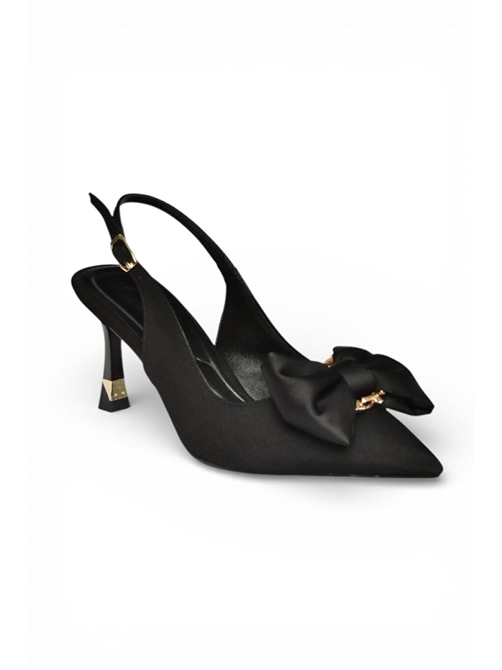 Siyah Kadın Topuklu Ayakkabı Y308203704-5