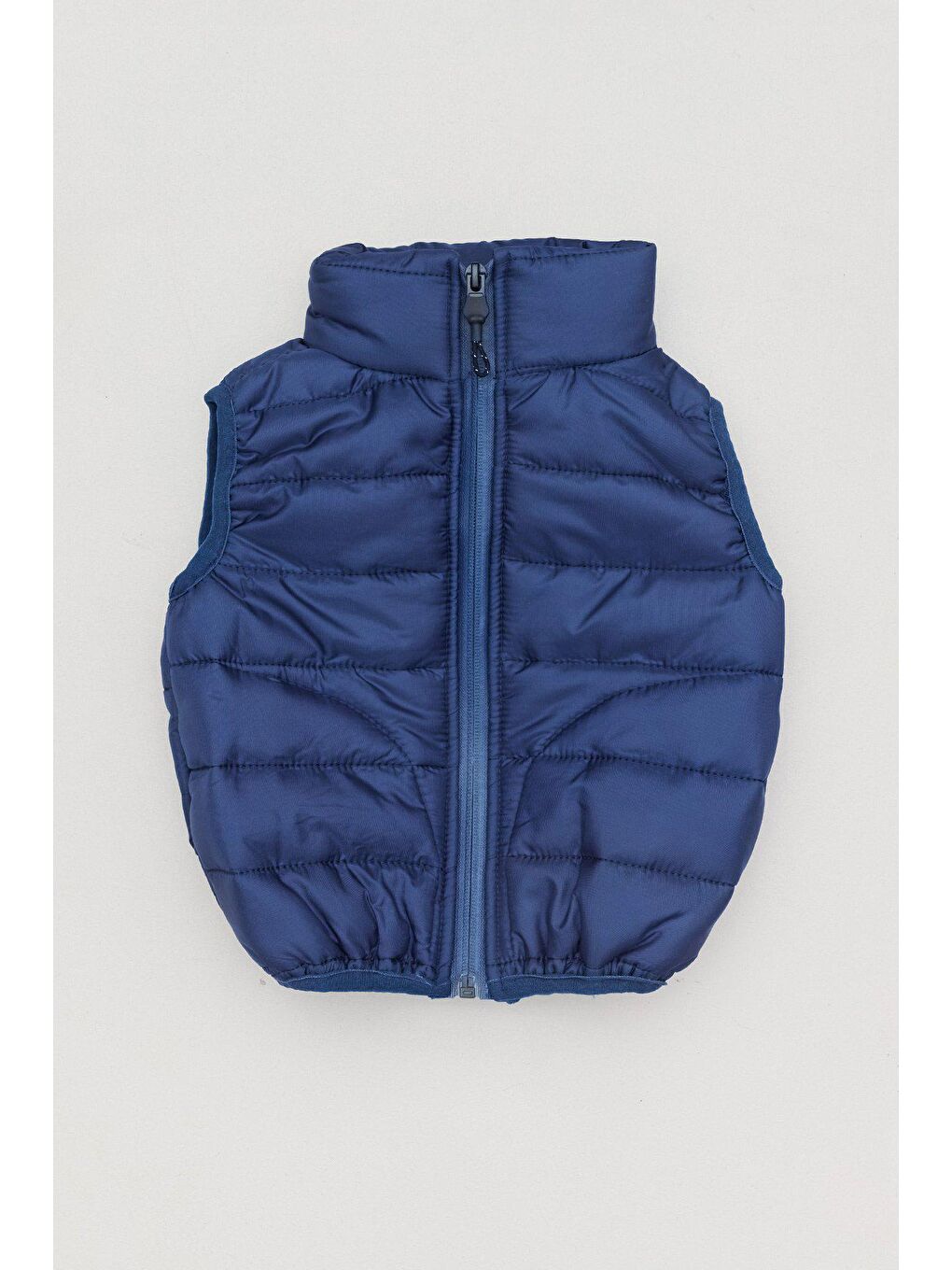 Mavi Dik Yaka Erkek Çocuk Şişme Yelek