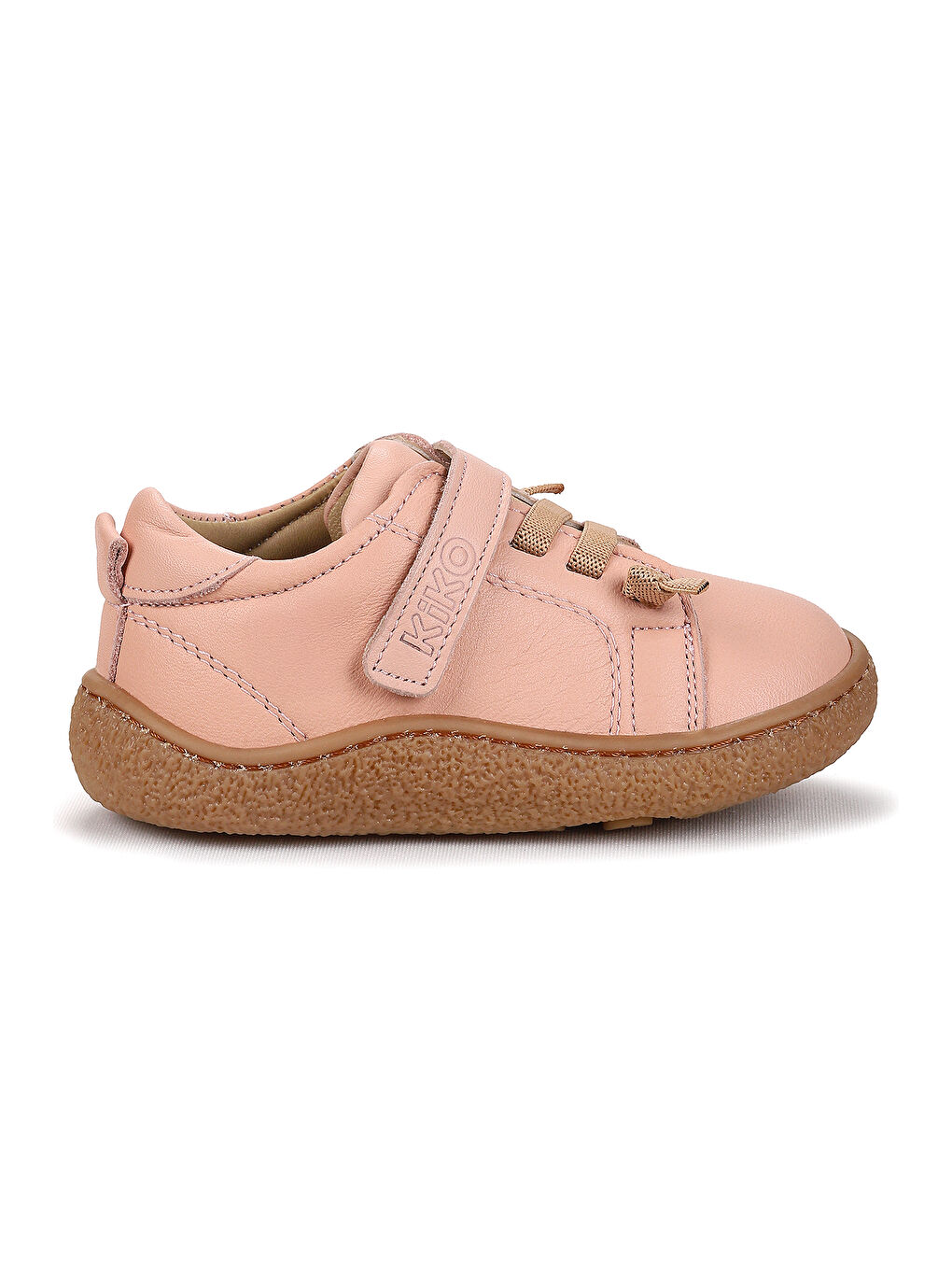 Pembe Arad %100 Deri Günlük Kız Bebek Spor Ayakkabı-3