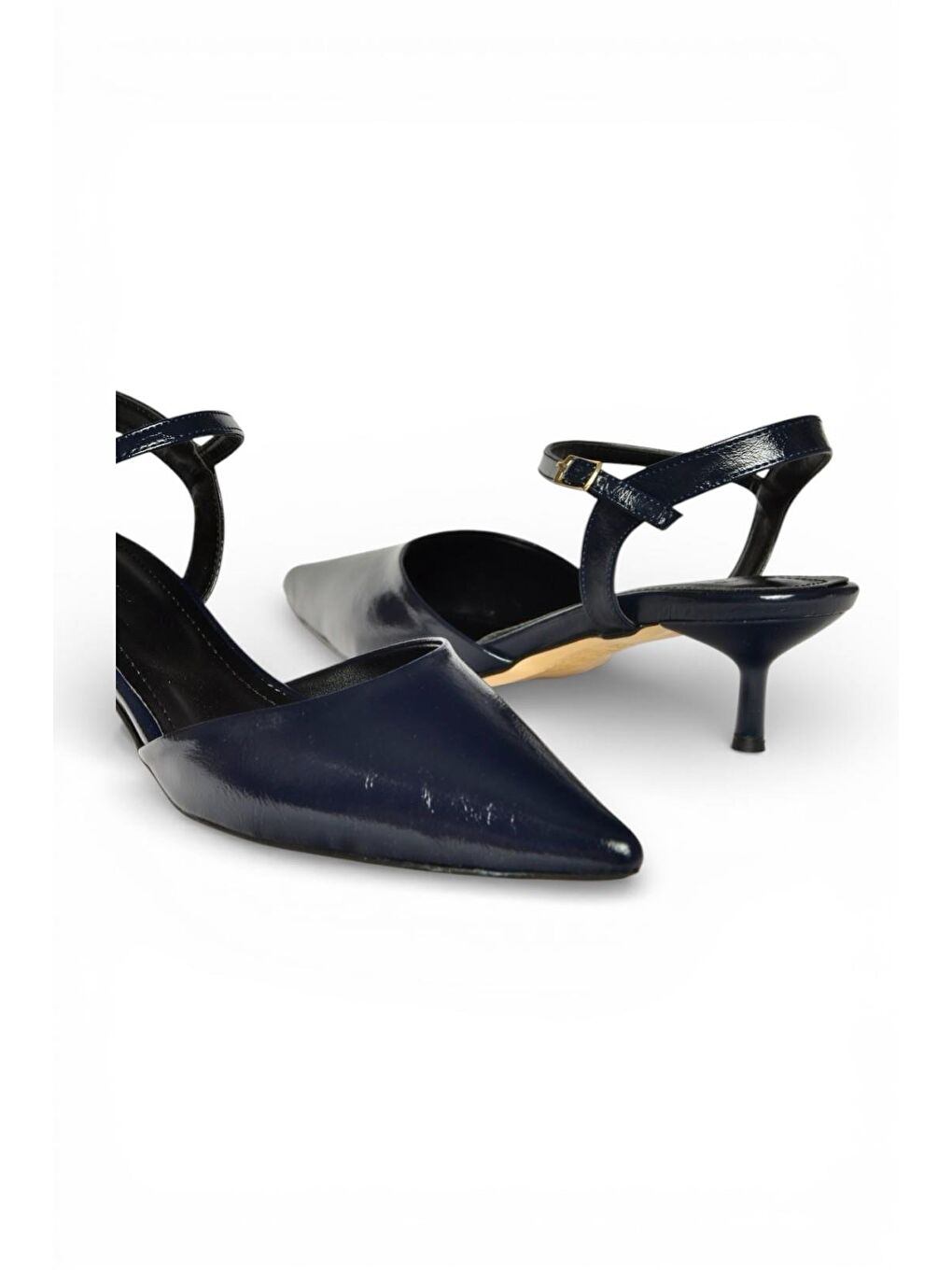 Lacivert Kadın Topuklu Ayakkabı Y480259860-2