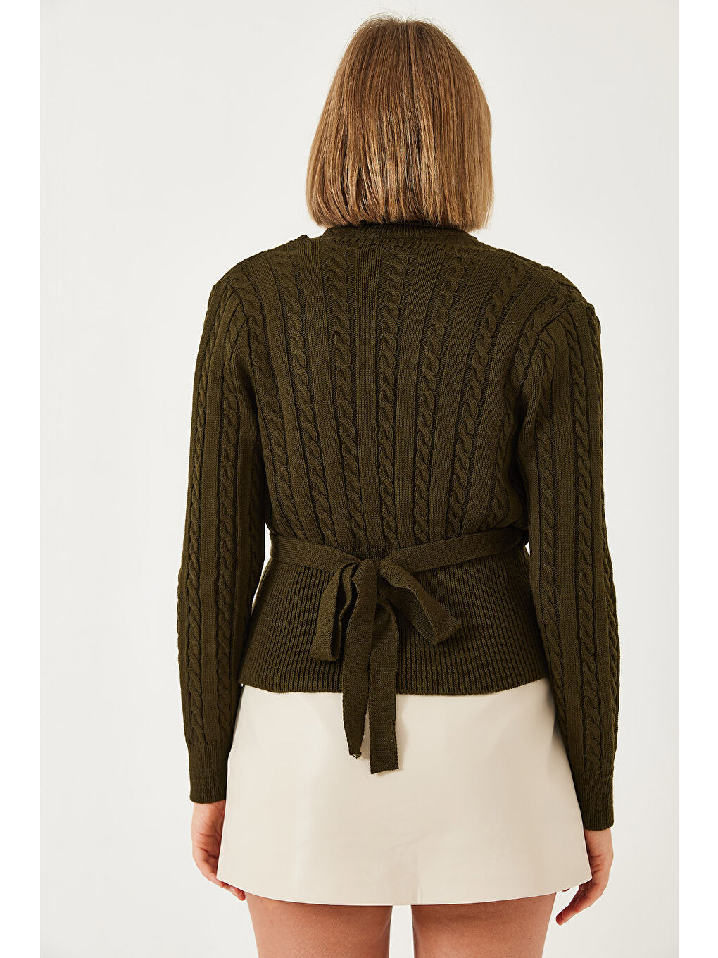 Yeşil Kadın Triko İkili Takım-6