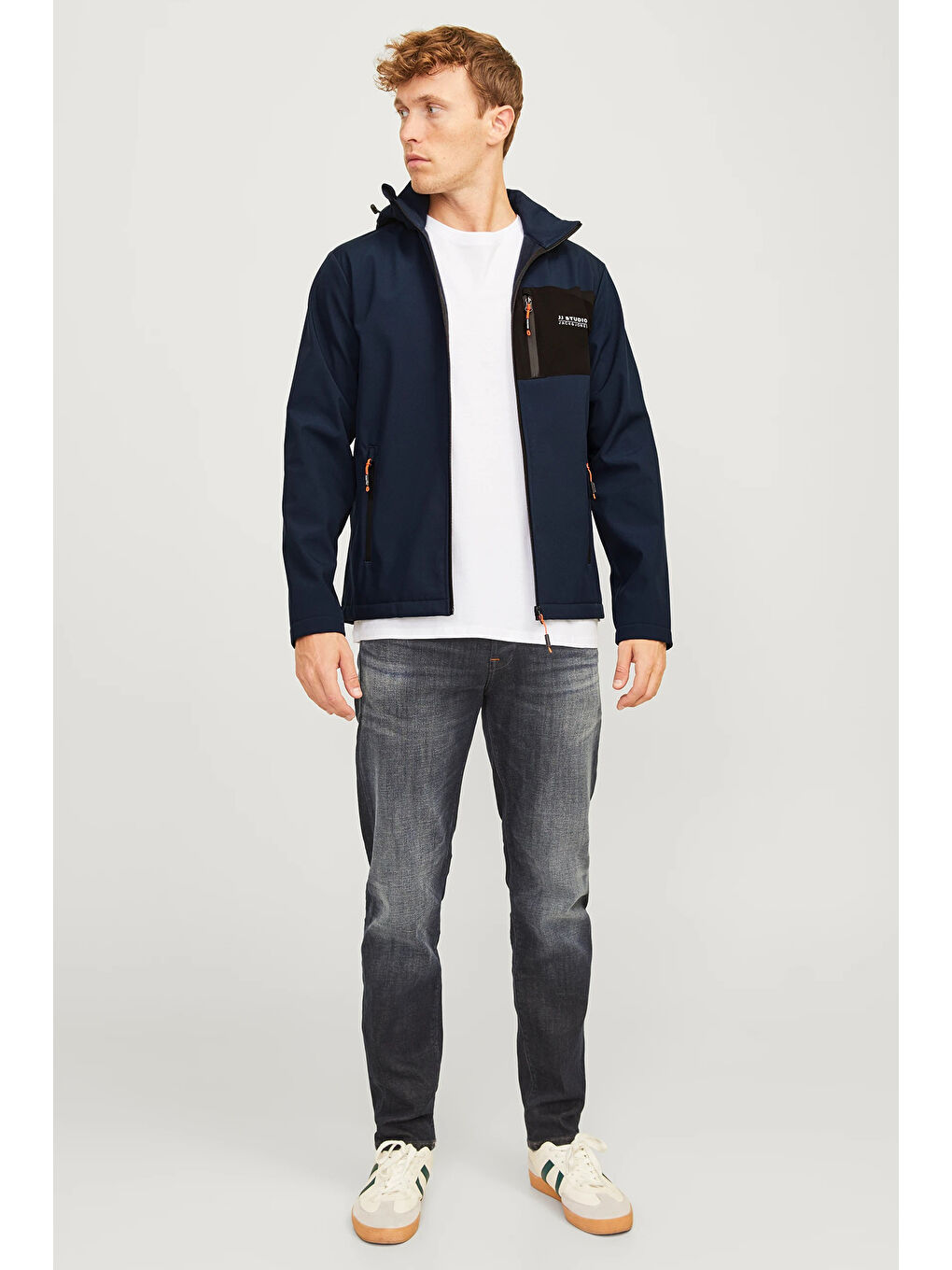 Jack & Jones Lacivert Jjtaylor Regular Fit Kapüşonlu Erkek Mont 12259615 - 2