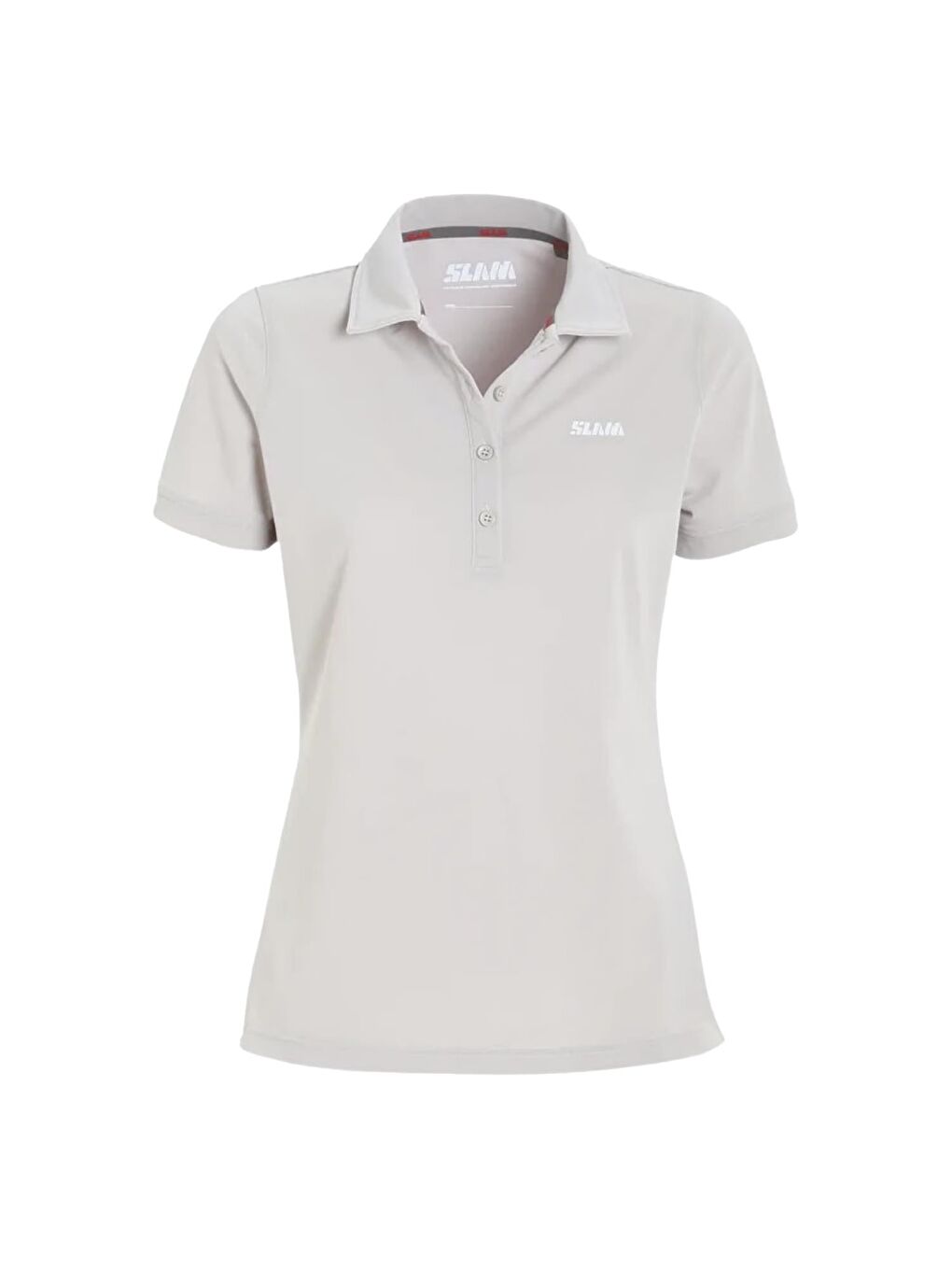 Ws Tech Pique Polo Kadın Gri Tişört-2