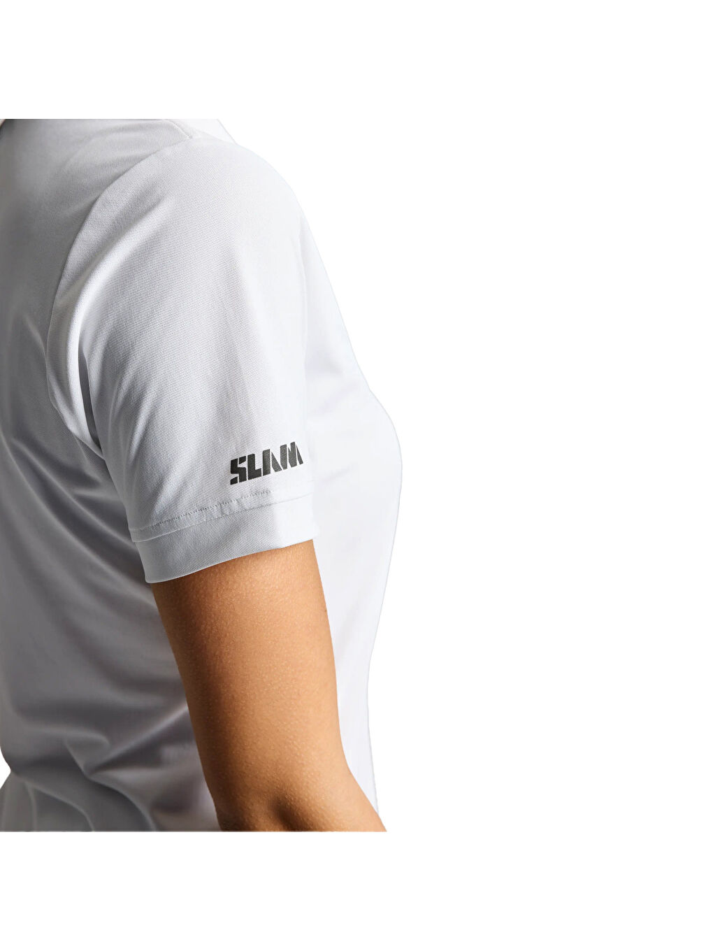 Ws Tech Pique Polo Kadın Beyaz Tişört-2