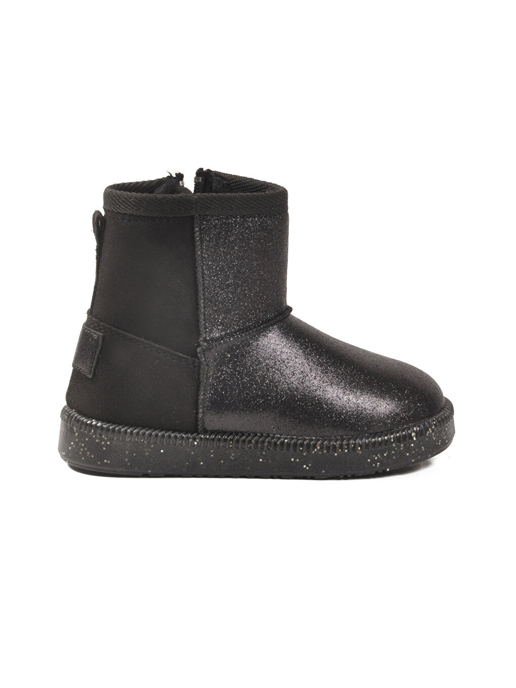 Siyah Simli İçi Kürklü Soğuğa Dirençli Kız Çocuk Bot 1212 P-1