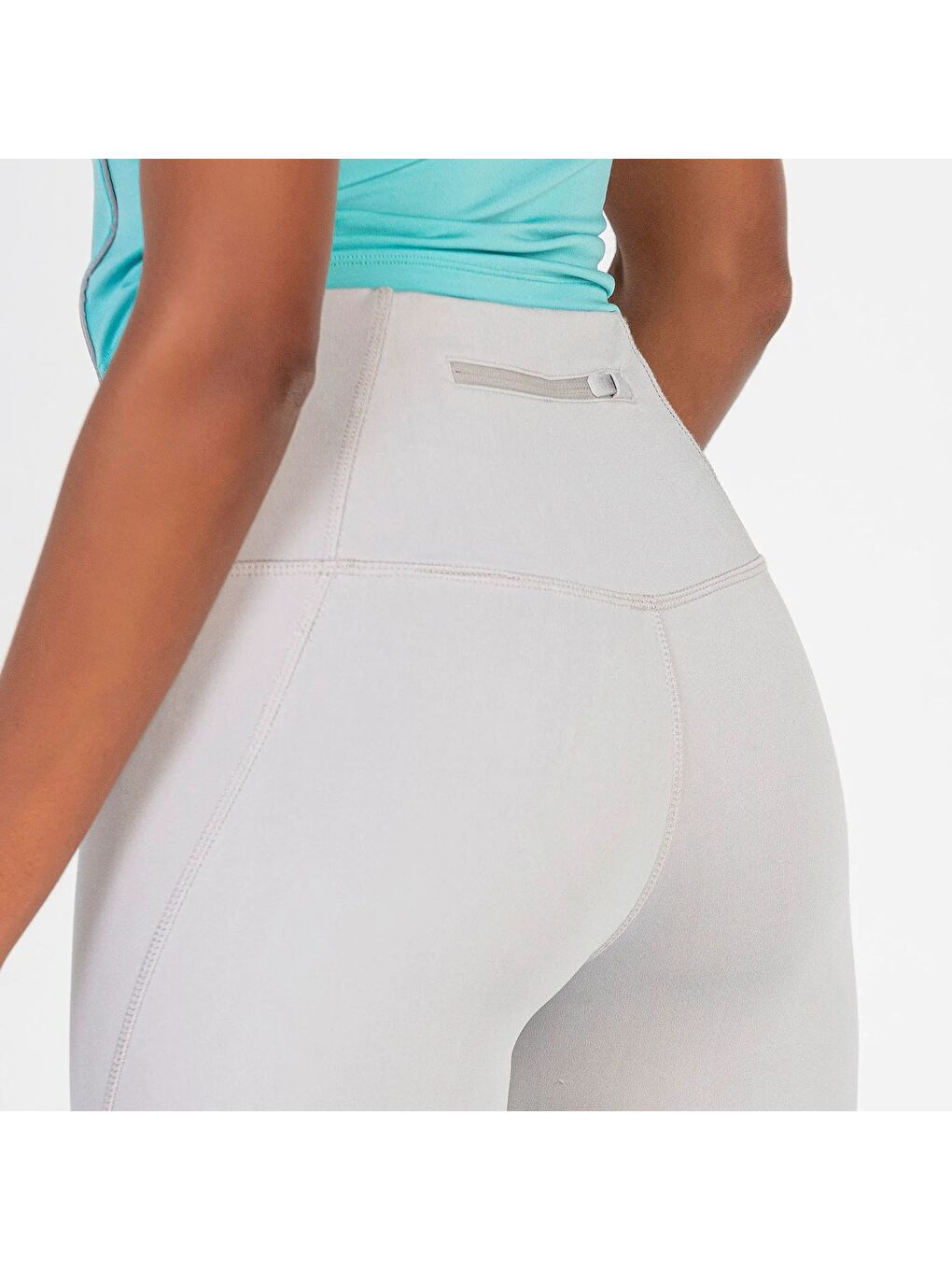 Lifted Mid Kadın Gri Koşu Taytı-5