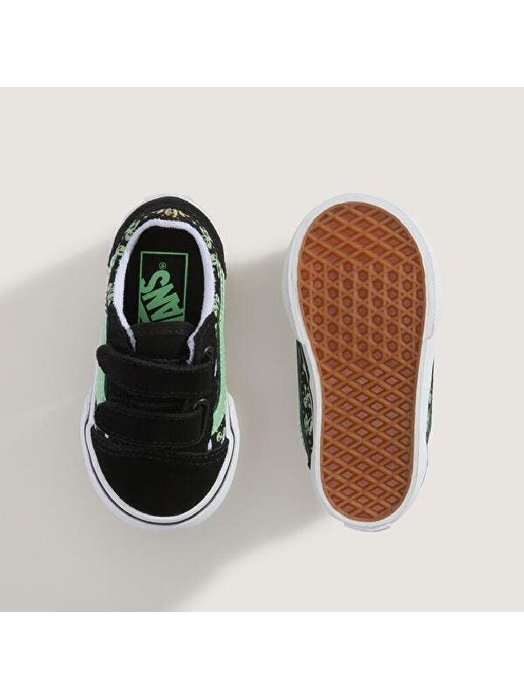 Old Skool V Bebek Siyah Sneaker-3