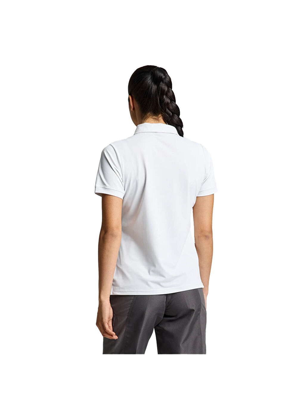 Ws Tech Pique Polo Kadın Beyaz Tişört-6