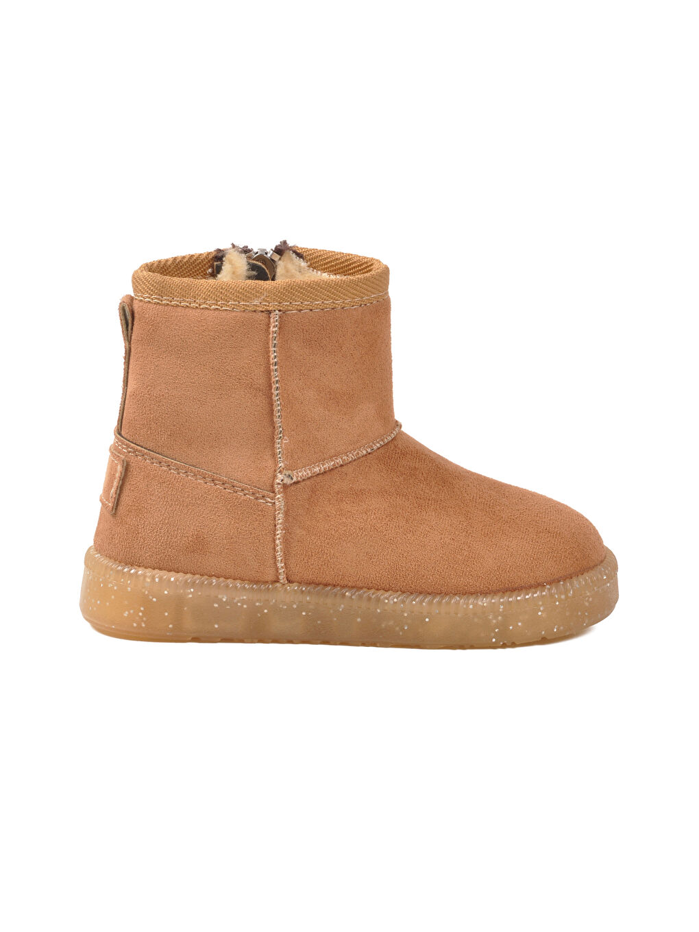 Kahverengi Taba İçi Kürklü Soğuğa Dirençli Kız Çocuk Bot 1212 P-1