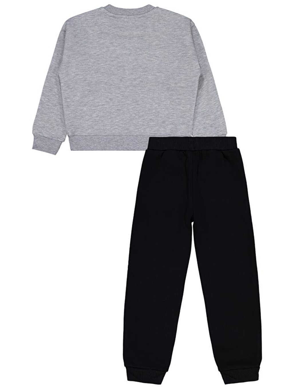 Girls Star Baskılı 6-9 Yaş Eşofman Takımı - Gri 6-7 Yaş-1