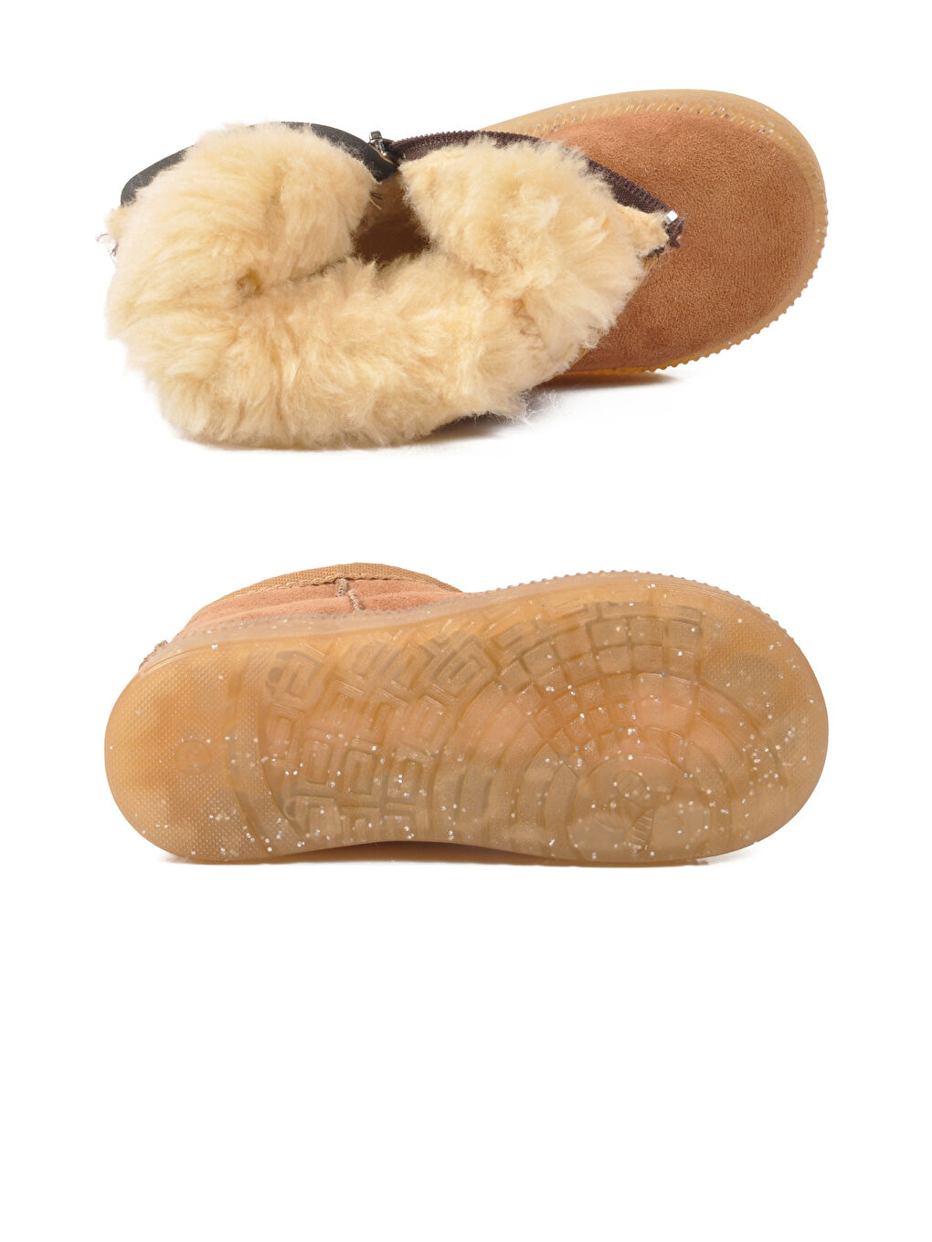 Kahverengi Taba İçi Kürklü Soğuğa Dirençli Kız Çocuk Bot 1212 P-4