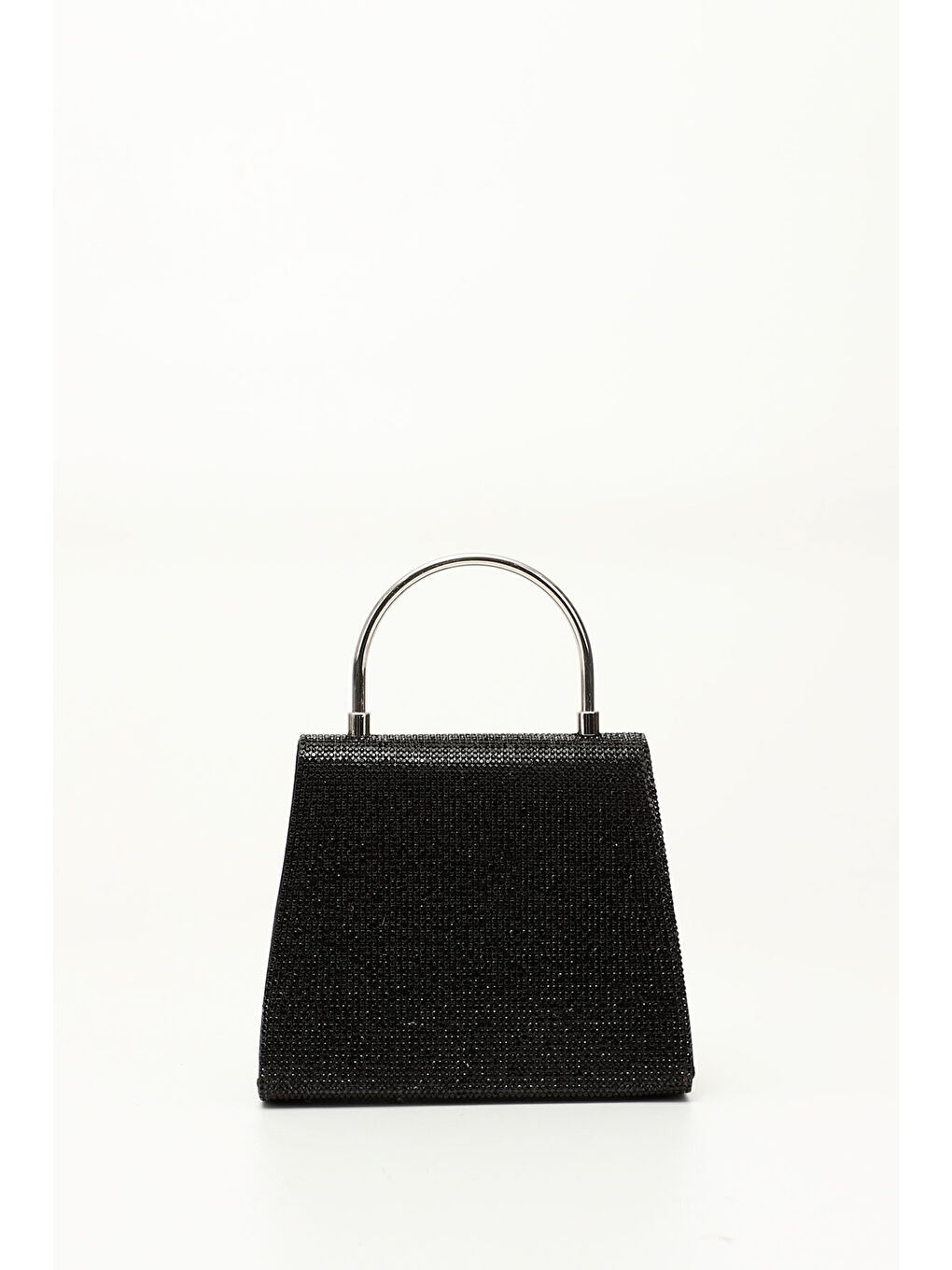 Mor Kadın ZÜMRÜT-SİYAH Taşlı Uzun Zincirli El Ve Omuz Askılı Abiye Çanta-2