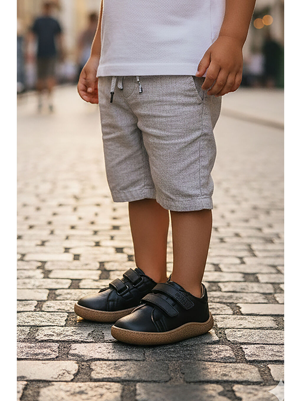 Siyah Luqa %100 Deri Günlük Erkek Çocuk Spor Ayakkabı-2